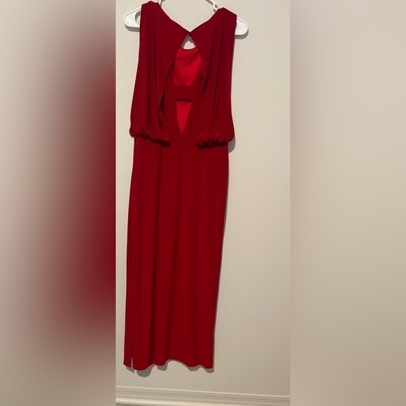 XSCAPE red dress , holiday,Christmas - Picture 3 of 8